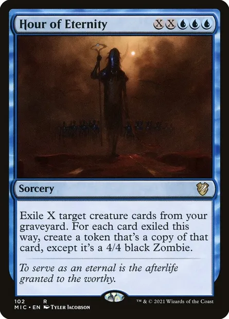 Hour of Eternity, Magic card MIC 102 — Midnight Hunt Commander set