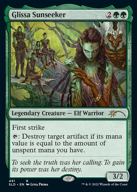 Glissa Sunseeker, Magic card SLD 491 — Secret Lair Drop set
