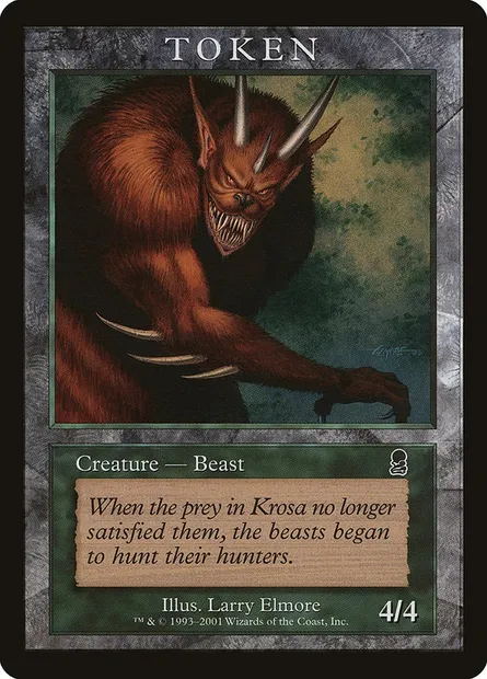 Beast, carte Magic MPR 8 — extension Magic Player Rewards 2001