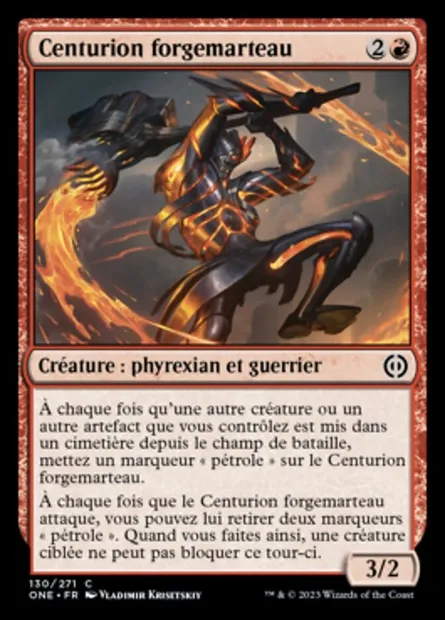 Centurion forgemarteau, carte Magic ONE 130 — extension Tous Phyrexians