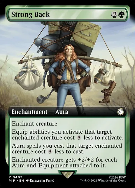Strong Back, Magic card PIP 402 — Fallout set