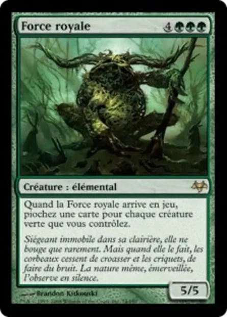 Force royale, carte Magic EVE 74 — extension Coucheciel