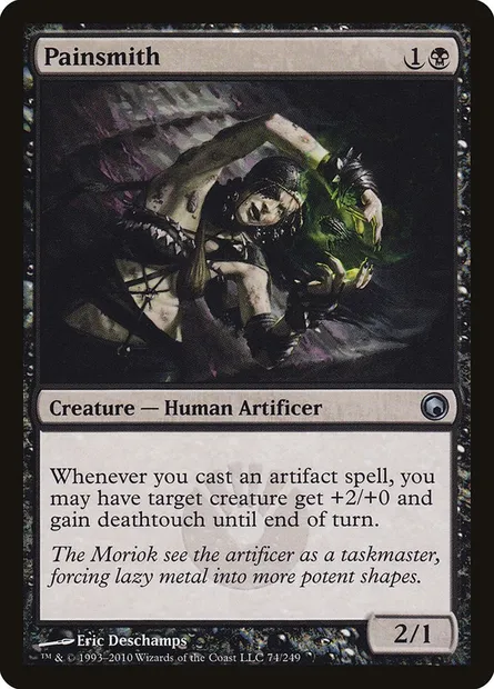 Painsmith, Magic card SOM 74 — Scars of Mirrodin set