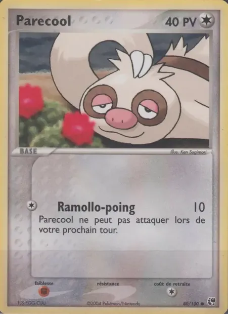 Parecool, carte Pokémon SS 80 — extension EX Tempête de sable