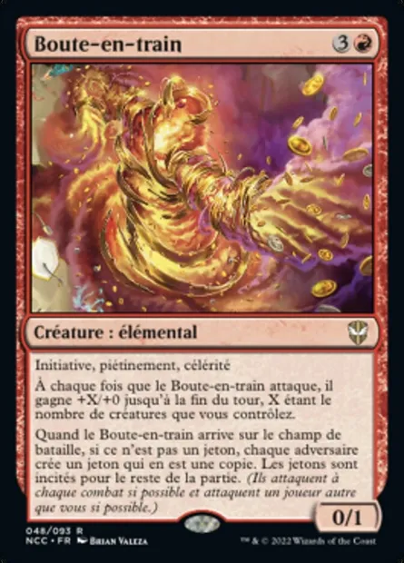 Boute-en-train, carte Magic NCC 48 — extension New Capenna Commander
