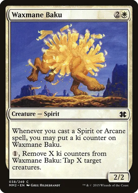 Waxmane Baku, Magic card MM2 38 — Modern Masters 2015 set