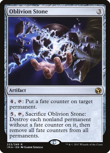 Pierre de l'oubli, carte Magic IMA 223 — extension Iconic Masters