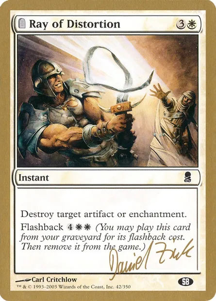 Ray of Distortion, Magic card WC03 dz42sb — World Championship Decks 2003 set