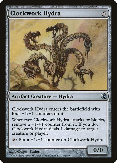 Clockwork Hydra, Magic card DDF 55 — Duel Decks: Elspeth vs. Tezzeret set