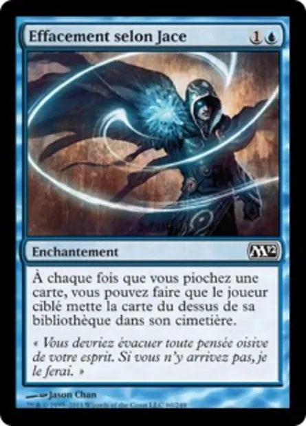 Effacement selon Jace, carte Magic M12 60 — extension Magic 2012
