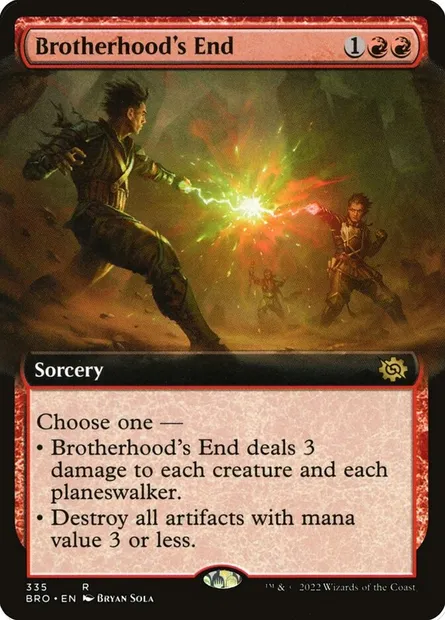 Brotherhood's End, Magic card BRO 335 — The Brothers' War set