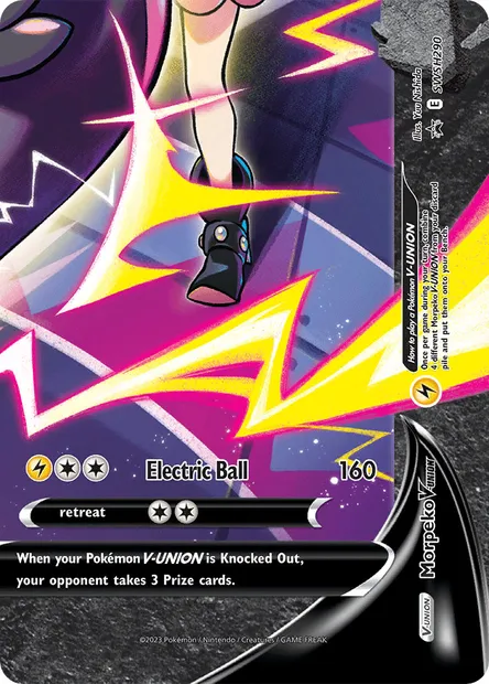 Morpeko V-UNION, Pokémon card SWSH 290 — SWSH Black Star Promos set