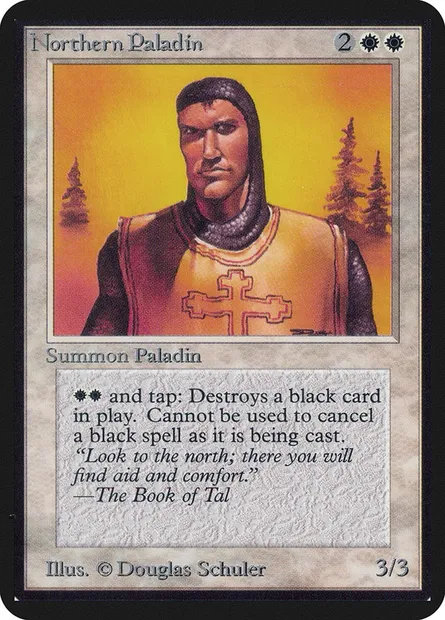 Northern Paladin, Magic card LEA 29 — Limited Edition Alpha set