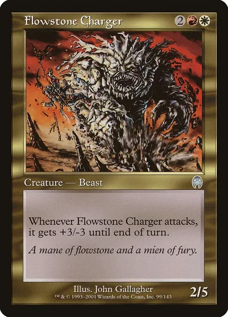 Flowstone Charger, Magic card APC 99 — Apocalypse set