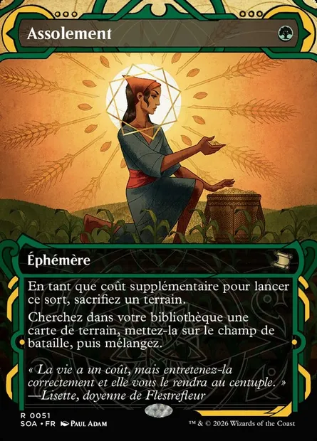 Assolement, carte Magic SOA 51 — extension Secrets of Strixhaven Mystical Archive