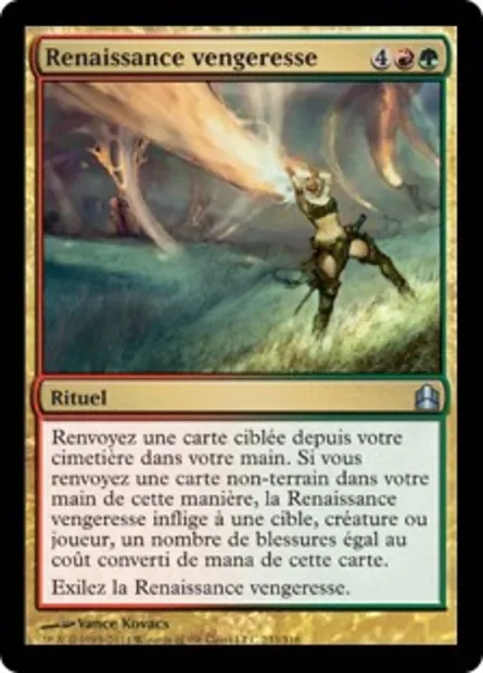 Renaissance vengeresse, carte Magic CMD 233 — extension Commander 2011