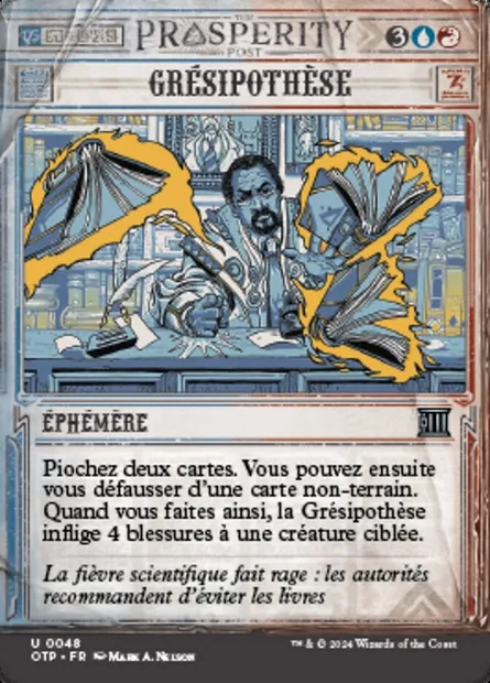Grésipothèse, carte Magic OTP 48 — extension Breaking News