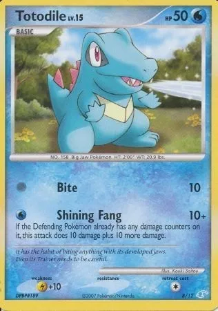 Totodile, Pokémon card TK3M 008 — DP Trainer Kit (Manaphy) set