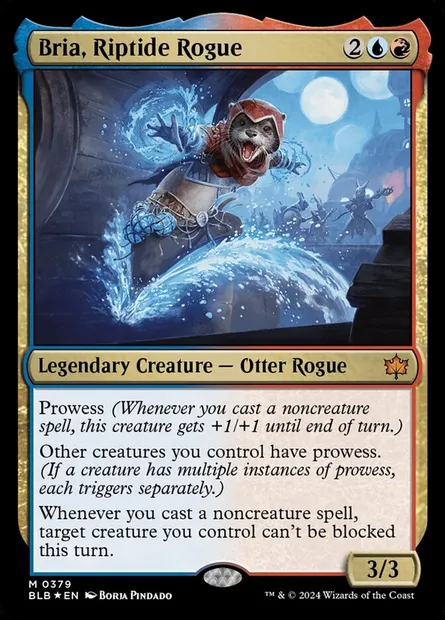 Bria, Riptide Rogue, Magic card BLB 379 — Bloomburrow set