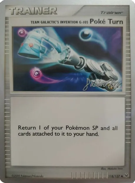 Team Galactic's Invention G-105 Poke Turn, Pokémon card WCD09 118-5 — World Championship Decks 2009 set
