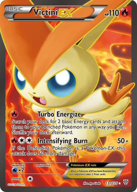 Victini-EX, Pokémon card PLS 131 — Plasma Storm set
