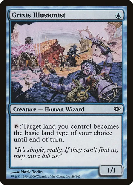 Grixis Illusionist, Magic card CON 29 — Conflux set