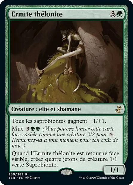 Ermite thélonite, carte Magic TSR 239 — extension Spirale Temporelle Remastered