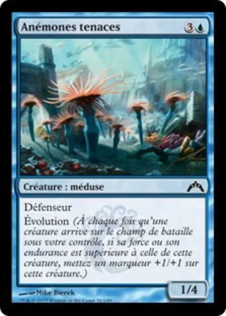 Anémones tenaces, carte Magic GTC 31 — extension Insurrection