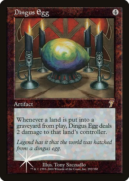 Dingus Egg, Magic card 7ED 292★ — Seventh Edition set
