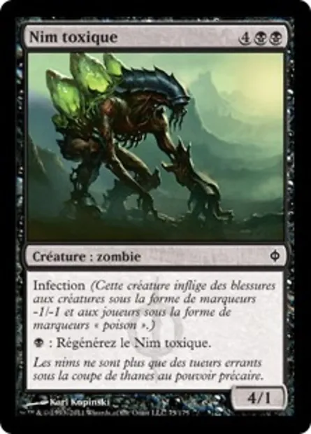 Nim toxique, carte Magic NPH 75 — extension La Nouvelle Phyrexia