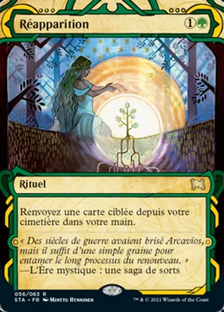 Réapparition, carte Magic STA 56 — extension Strixhaven Mystical Archive