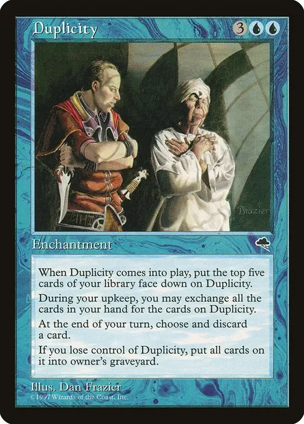 Duplicity, Magic card TMP 60 — Tempest set