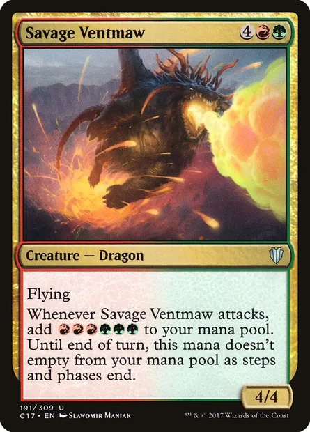 Savage Ventmaw, Magic card C17 191 — Commander 2017 set