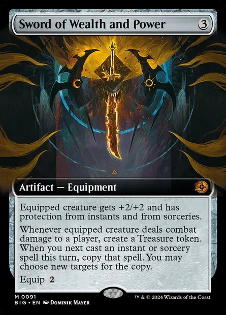 Sword of Wealth and Power, Magic card BIG 91 — The Big Score set
