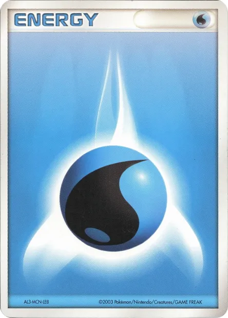 Énergie Eau, carte Pokémon MUDKIP AL3-MCN-LEB — extension Mudkip Constructed Starter Deck
