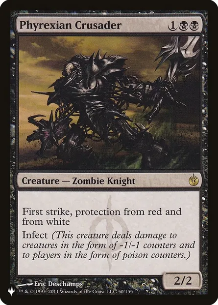 Croisé phyrexian, carte Magic PLST MBS-50 — extension The List