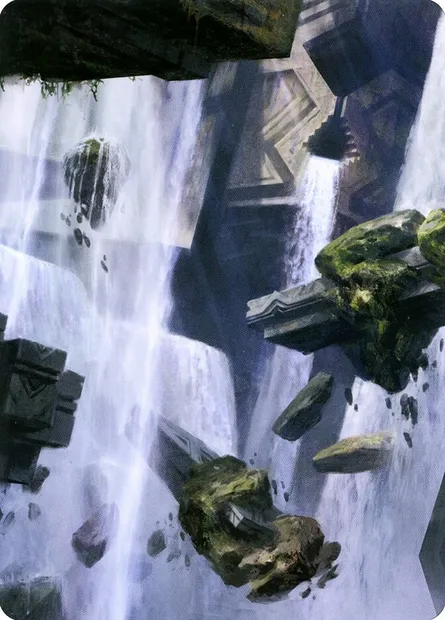 Island // Island, Magic card AZNR 10 — Zendikar Rising Art Series set