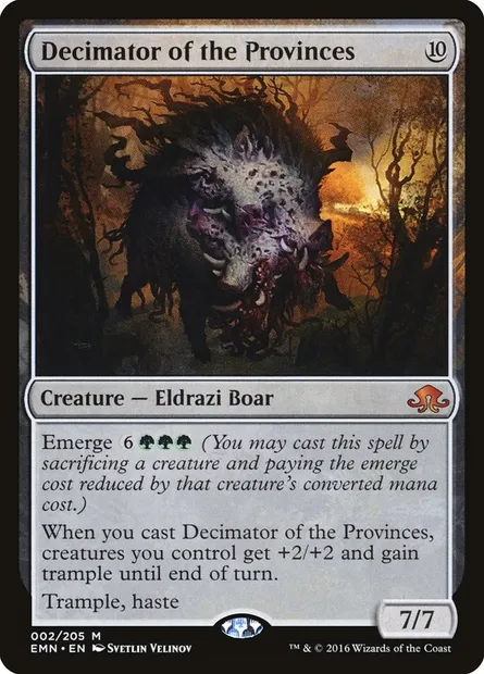 Decimator of the Provinces, Magic card EMN 2 — Eldritch Moon set