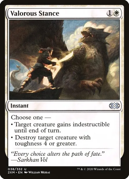 Valorous Stance, Magic card 2XM 38 — Double Masters set