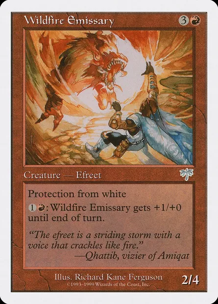 Wildfire Emissary, Magic card BRB 97 — Battle Royale Box Set set