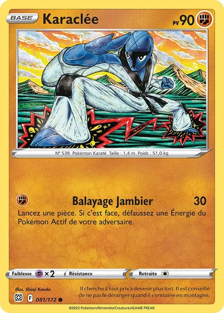 Karaclée, carte Pokémon BRS 081 — extension Stars Étincelantes