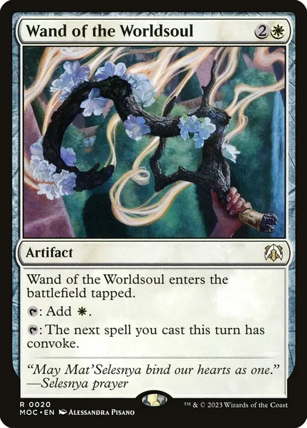 Wand of the Worldsoul, Magic card MOC 20 — March of the Machine Commander set