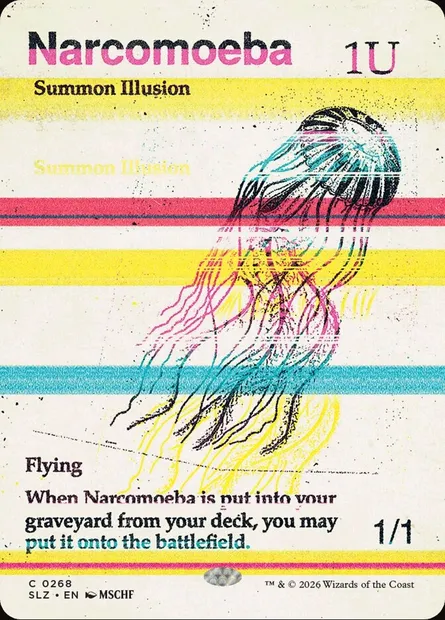 Narcomoeba, Magic card SLZ 268 — The Zeta Set set