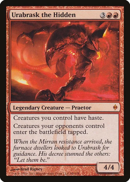 Urabrask the Hidden, Magic card NPH 98 — New Phyrexia set