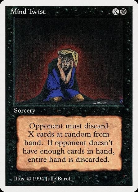 Convulsion cérébrale, carte Magic SUM 117 — extension Summer Magic / Edgar