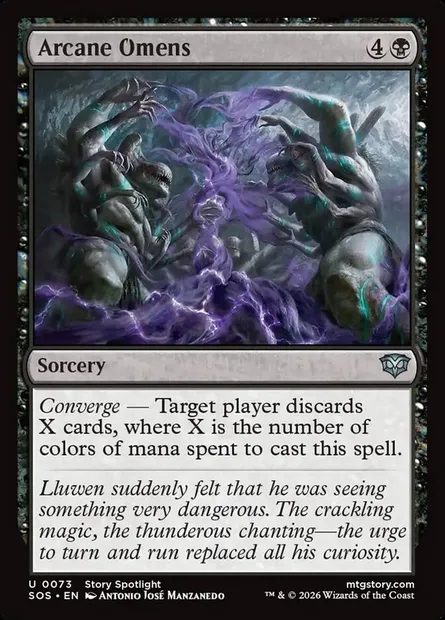 Arcane Omens, Magic card SOS 73 — Secrets of Strixhaven set