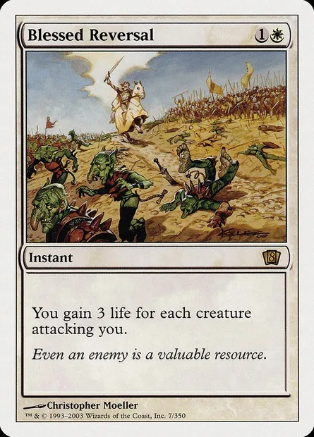 Blessed Reversal, Magic card 8ED 7 — Eighth Edition set