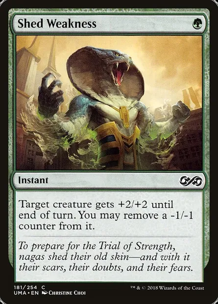 Shed Weakness, Magic card UMA 181 — Ultimate Masters set