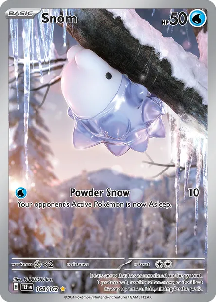 Snom, Pokémon card TEF 168 — Temporal Forces set