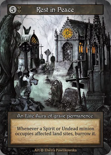 Rest in Peace, Sorcery card ALP 282 — Alpha set